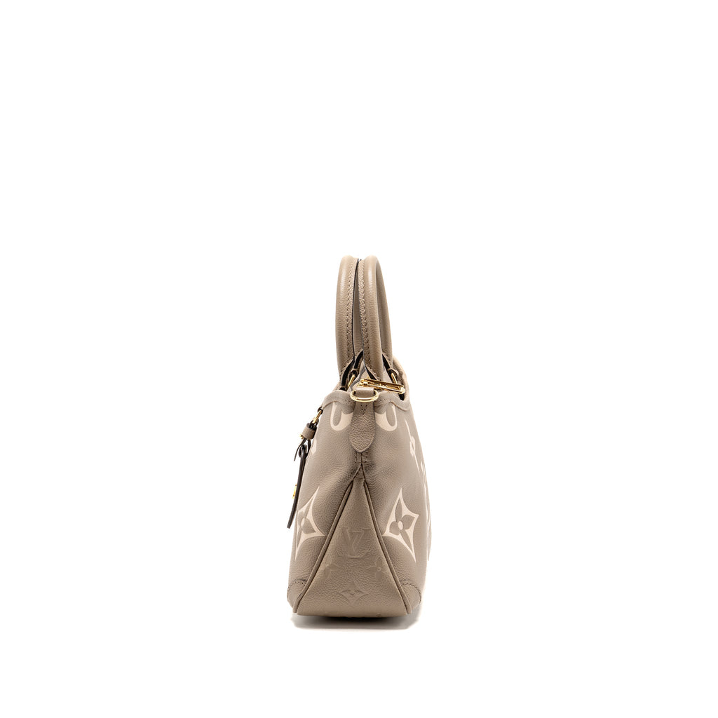 Louis Vuitton Trianon PM Monogram Empreinte Leather Tourterelle/Creme GHW