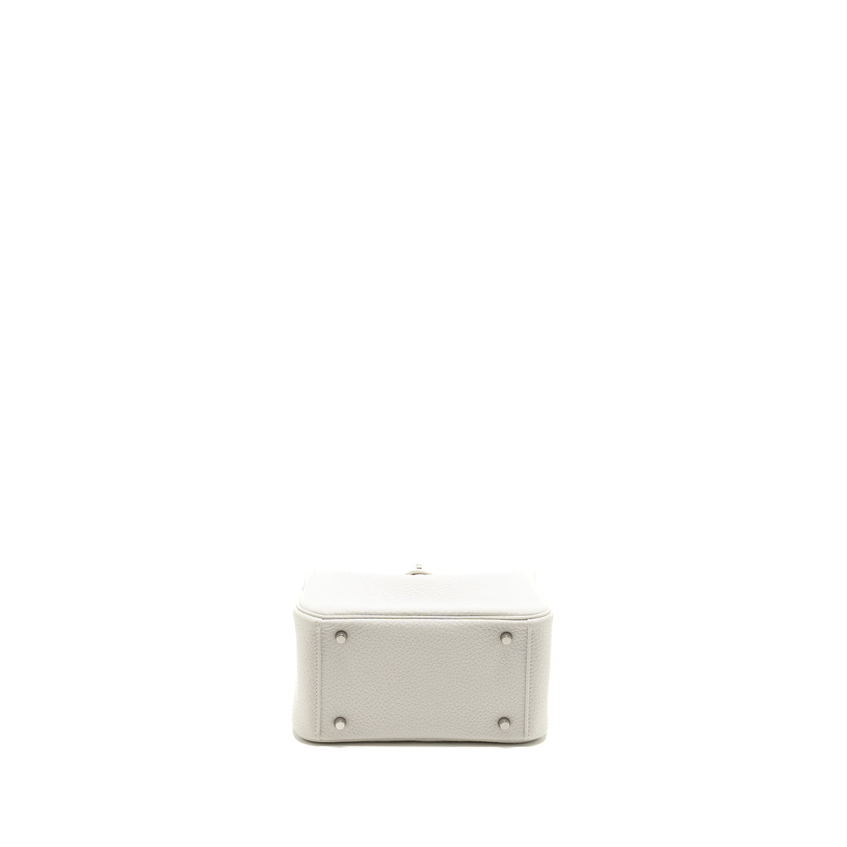 HERMES MINI LINDY CLEMENCE NEW WHITE SHW