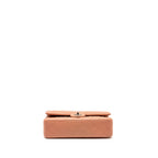 CHANEL MEDIUM CLASSIC DOUBLE FLAP BAG LAMBSKIN PINK SHW (MICROCHIP)