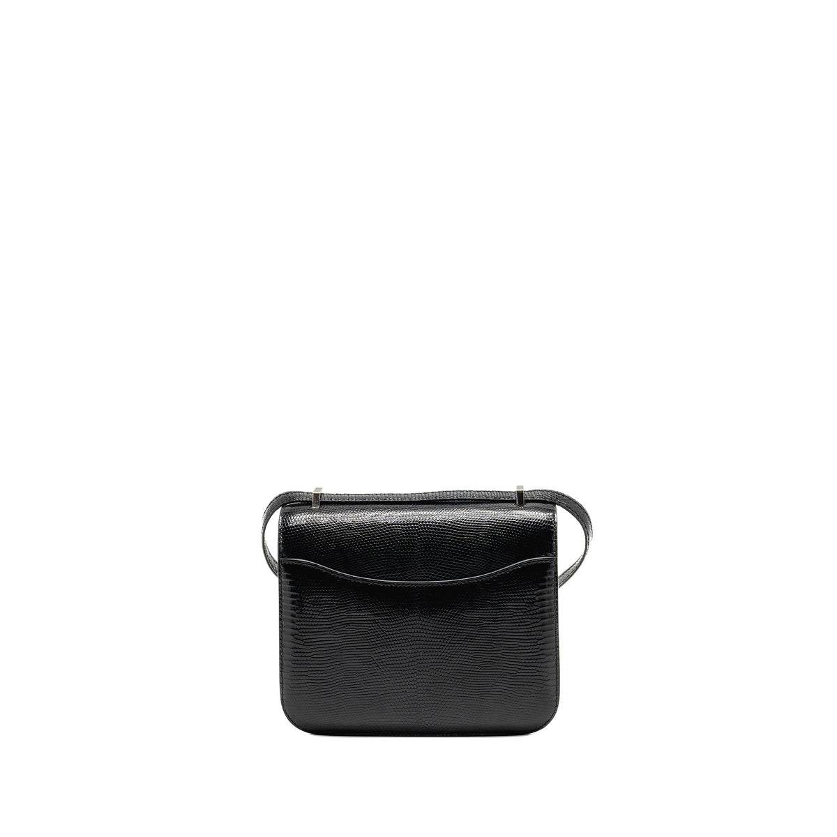 HERMES MINI CONSTANCE LIZARD VARANUS SALVATOR BLACK SHW