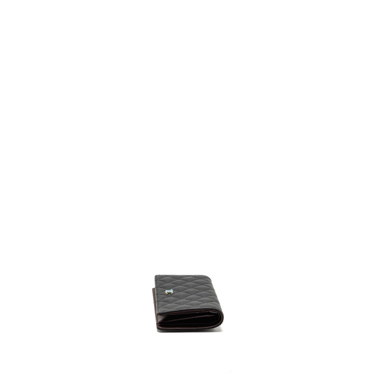 CHANEL CLASSIC CC LONG WALLET CAVIAR BLACK GHW