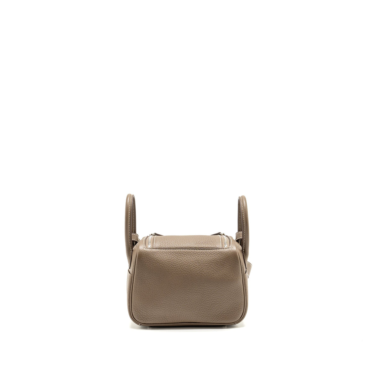 Hermes mini lindy clemence etoupe shw