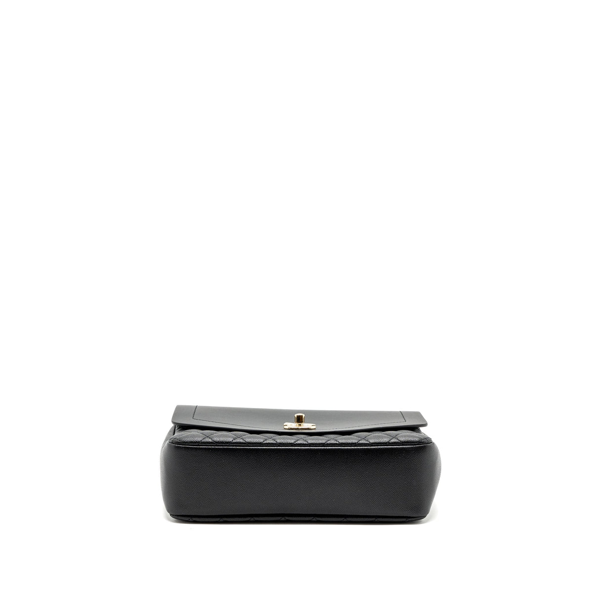 CHANEL ENVELOP FLAP BAG CAVIAR BLACK LGHW
