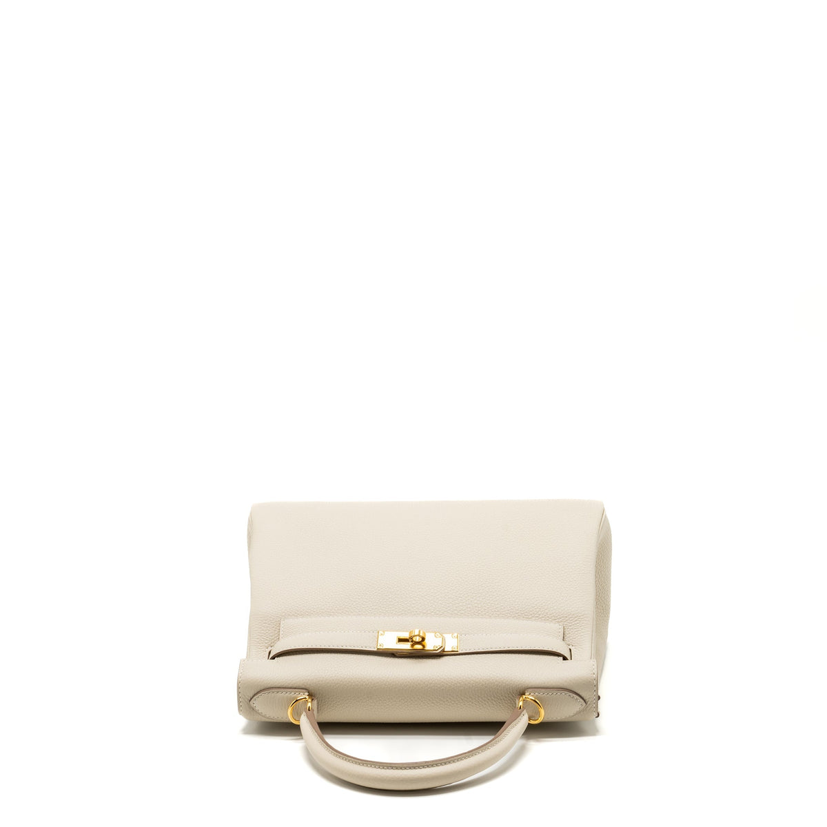 Hermes Kelly 28 togo craie GHW