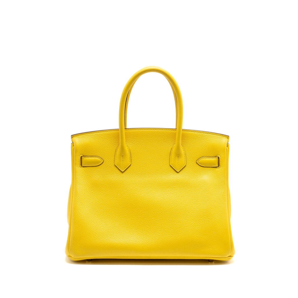 Hermes Birkin 30 Taurillon Novillo Jaune De Naples GHW