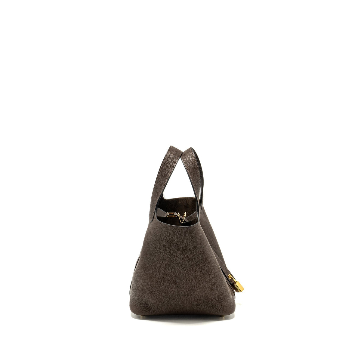 HERMES PICOTIN 18 LOCK BAG BARENIA FAUBOURG EBENE GHW
