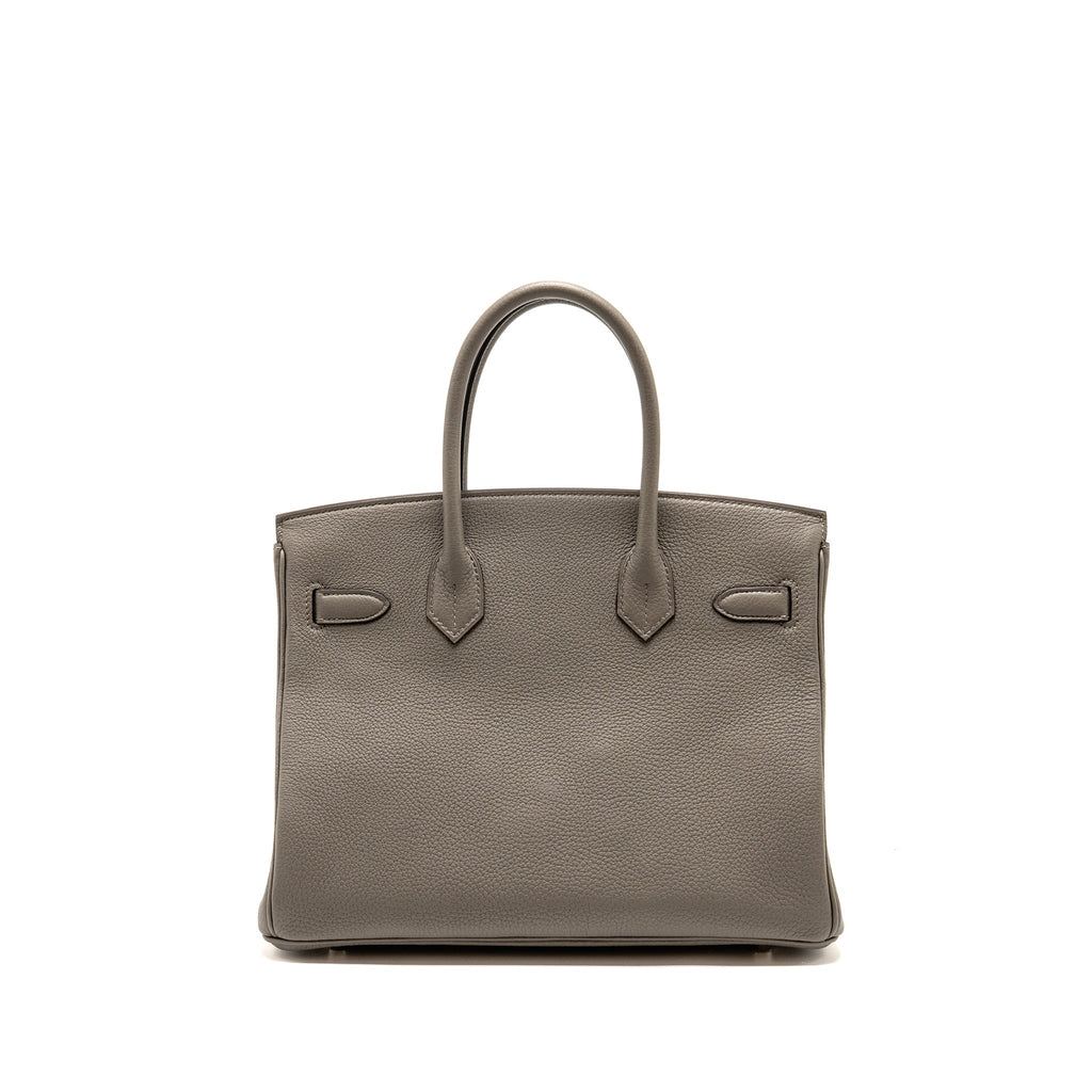 Hermes Birkin 30 Togo Gris Meyer SHW