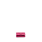 CHANEL MATELASSE BI-FOLD WALLET CAVIAR DARK PINK LGHW (MICROCHIP)