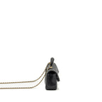 CHANEL TOP HANDLE MINI RECTANGULAR FLAP BAG CAVIAR BLACK GHW