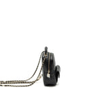 CHANEL 24C MINI BACKPACK/CROSSBODY BAG CAVIAR BLACK LGHW (MICROCHIP)