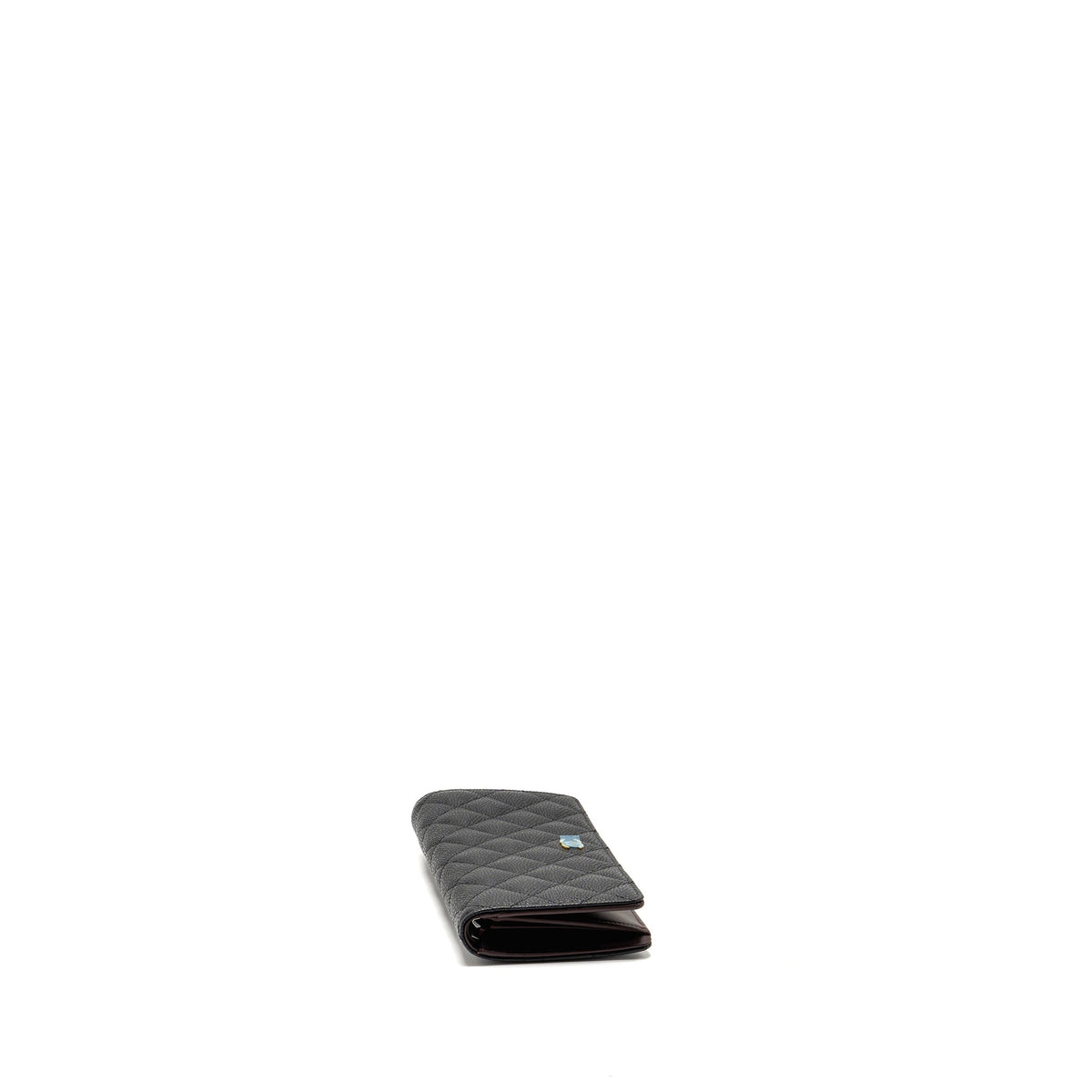 CHANEL CLASSIC CC LONG WALLET CAVIAR BLACK GHW