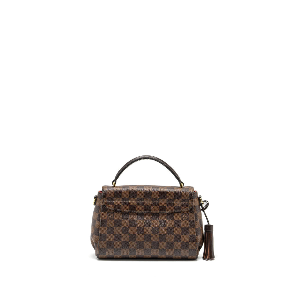 LOUIS VUITTON CROISETTE DAMIER EBENE GHW