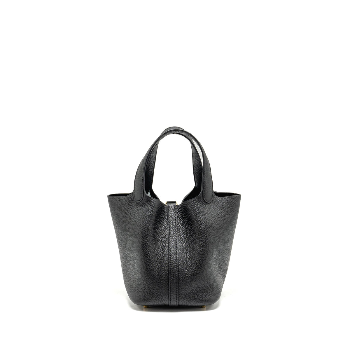 Hermes Picotin 18 Lock Bag Clemence Black GHW