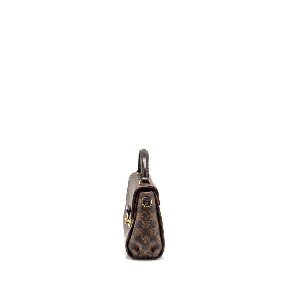 LOUIS VUITTON CROISETTE DAMIER EBENE GHW