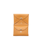 Hermes Calvi Duo Cardholder Epsom Gold SHW