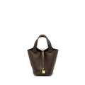 HERMES PICOTIN 18 LOCK BAG BARENIA FAUBOURG EBENE GHW