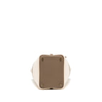 HERMES CARGO PICOTIN 18 LOCK BAG CANVAS/SWIFT ECRU/ETOUPE GHW