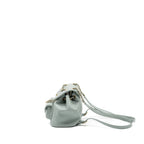 CHANEL 23C MINI DUMA BACKPACK CALFSKIN LIGHT GREY LGHW (MICROCHIP)