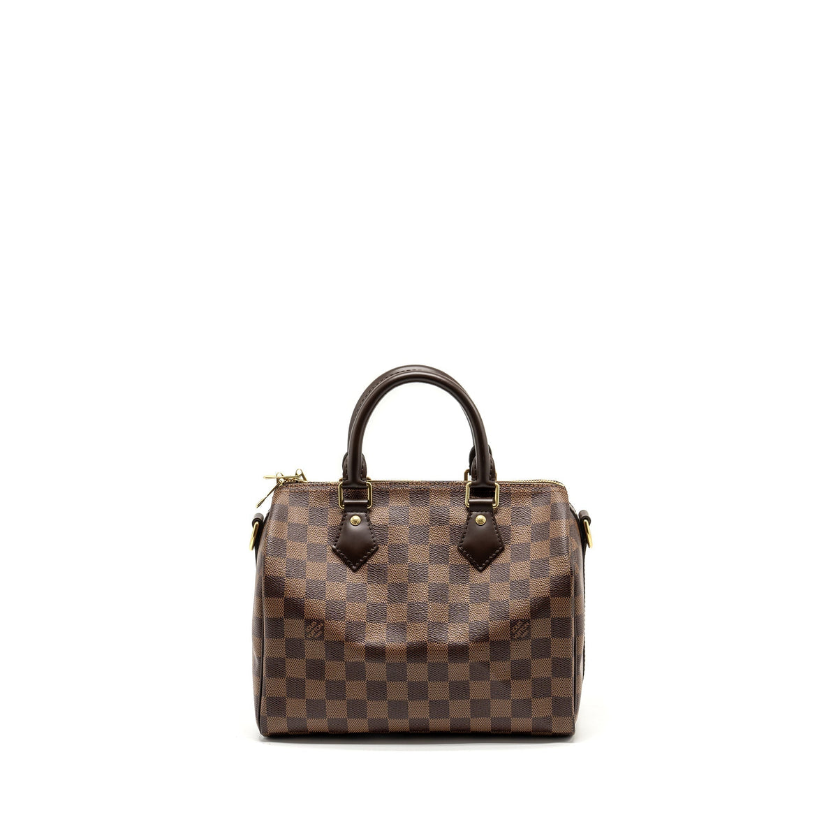 LOUIS VUITTON SPEEDY BANDOULIERE 25 DAMIER EBENE CANVAS GHW