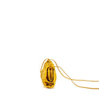 BOTTEGA VENETA MINI POUCH SEQUIN GOLD GHW