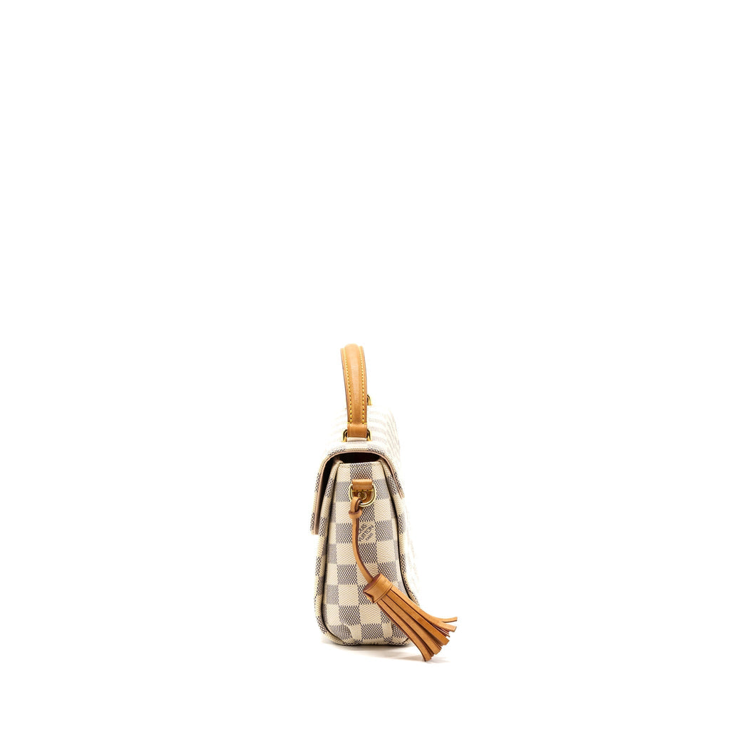 LOUIS VUITTON CROISETTE DAMIER AZUR CANVAS GHW