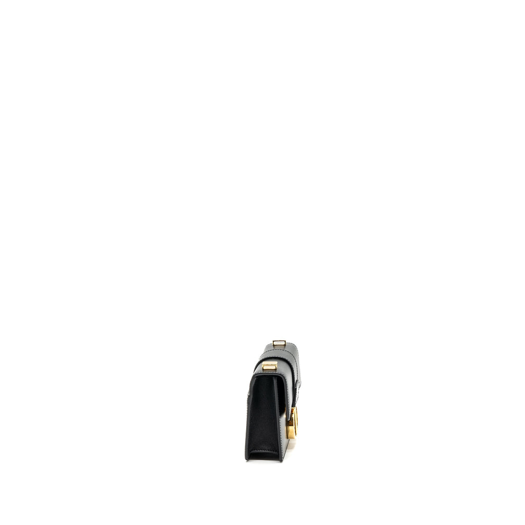 DIOR MICRO 30 MONTAIGNE BAG CALFSKIN BLACK GHW