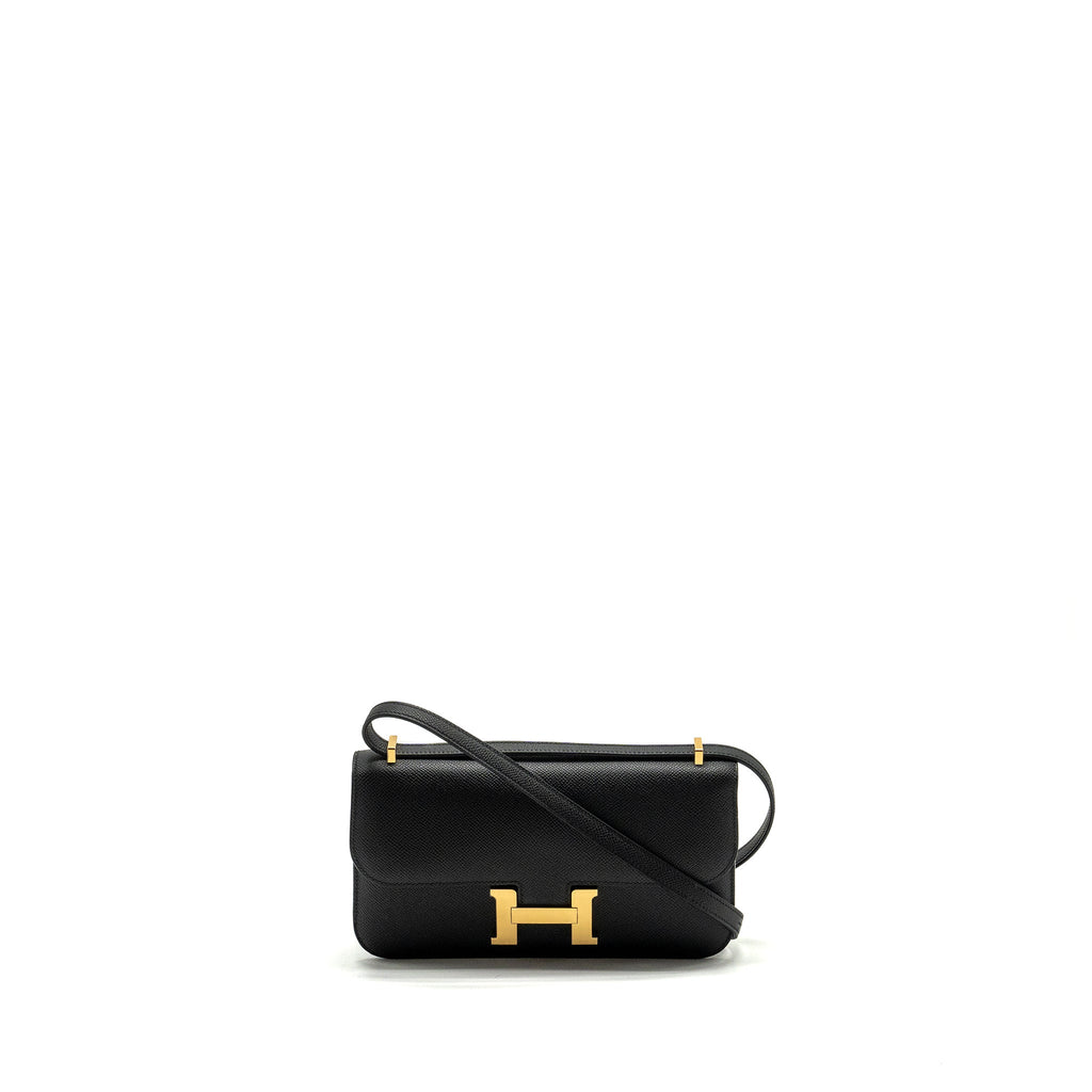 HERMES CONSTANCE ELAN EPSOM BLACK GHW