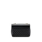 CHANEL ENVELOP FLAP BAG CAVIAR BLACK LGHW
