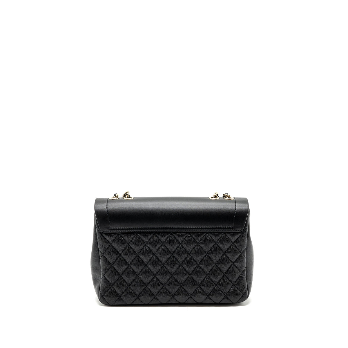 CHANEL ENVELOP FLAP BAG CAVIAR BLACK LGHW