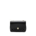 CHANEL ENVELOP FLAP BAG CAVIAR BLACK LGHW