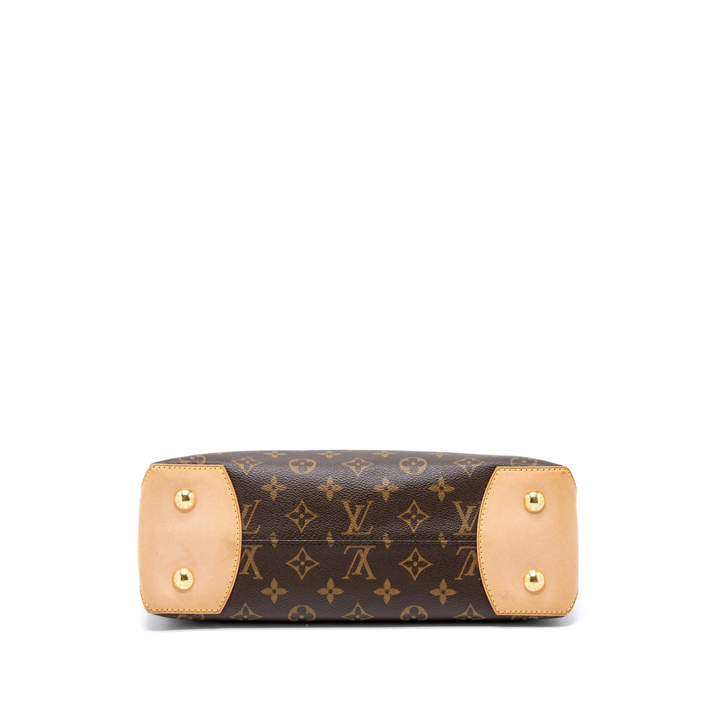 LOUIS VUITTON WILSHIRE PM TOTE BAG MONOGRAM CANVAS GHW