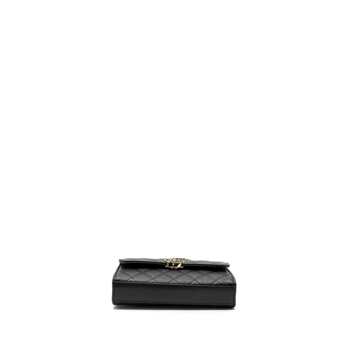 CHANEL 23P TOP HANDLE MINI FLAP BAG CAVIAR BLACK LGHW (MICROCHIP)