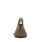 HERMES Picotin 18 Lock Bag Clemence Etoupe GHW