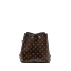 LOUIS VUITTON NEONOE MM  MONOGRAM CANVAS BLACK GHW
