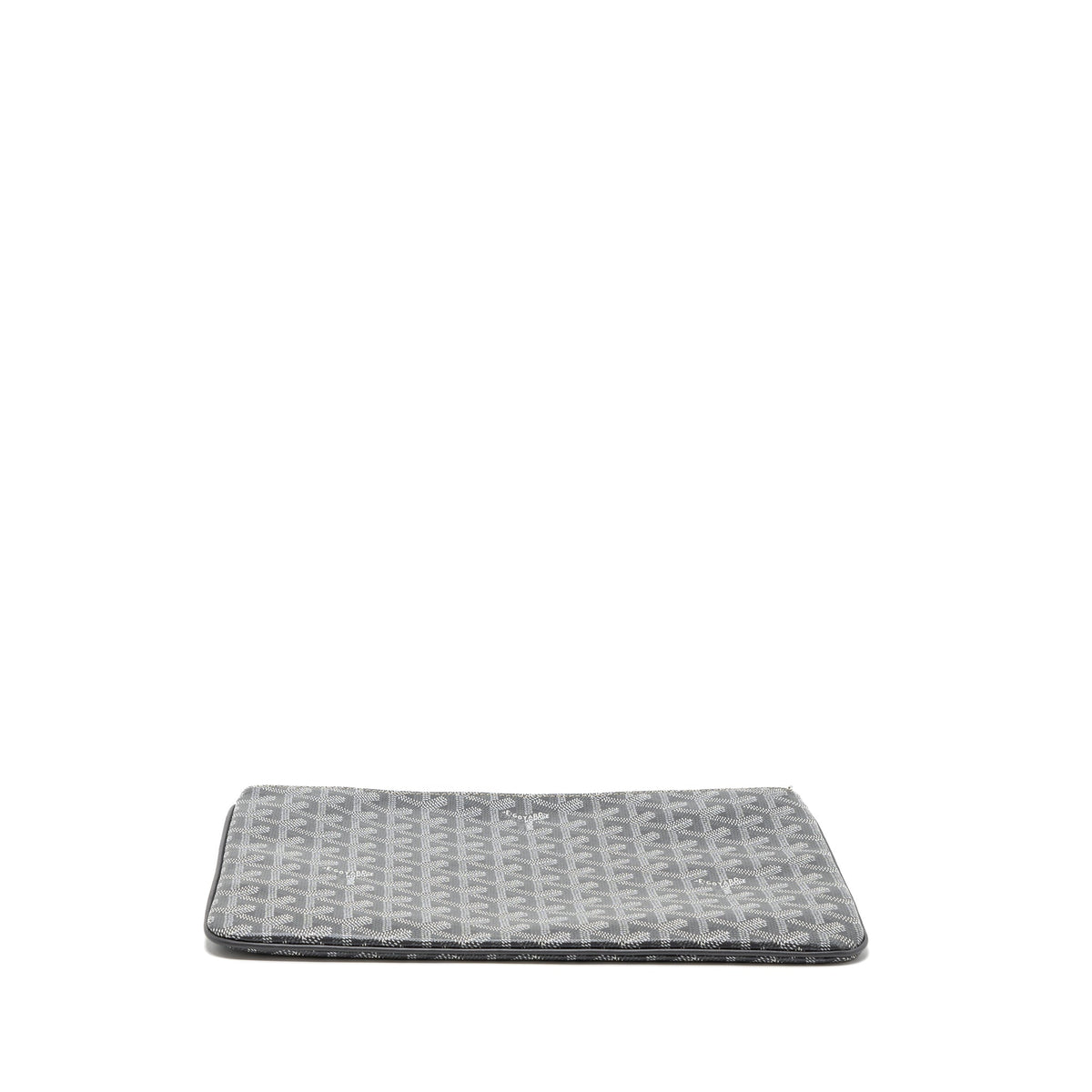 GOYARD SENAT MM POUCH GOYARDLINE CANVAS GREY SHW