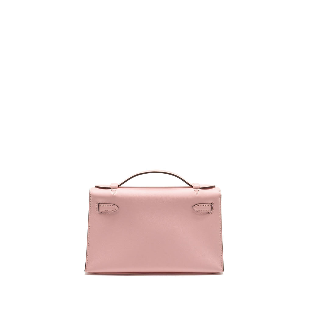 HERMES KELLY POCHETTE SWIFT ROSE SAKURA SHW