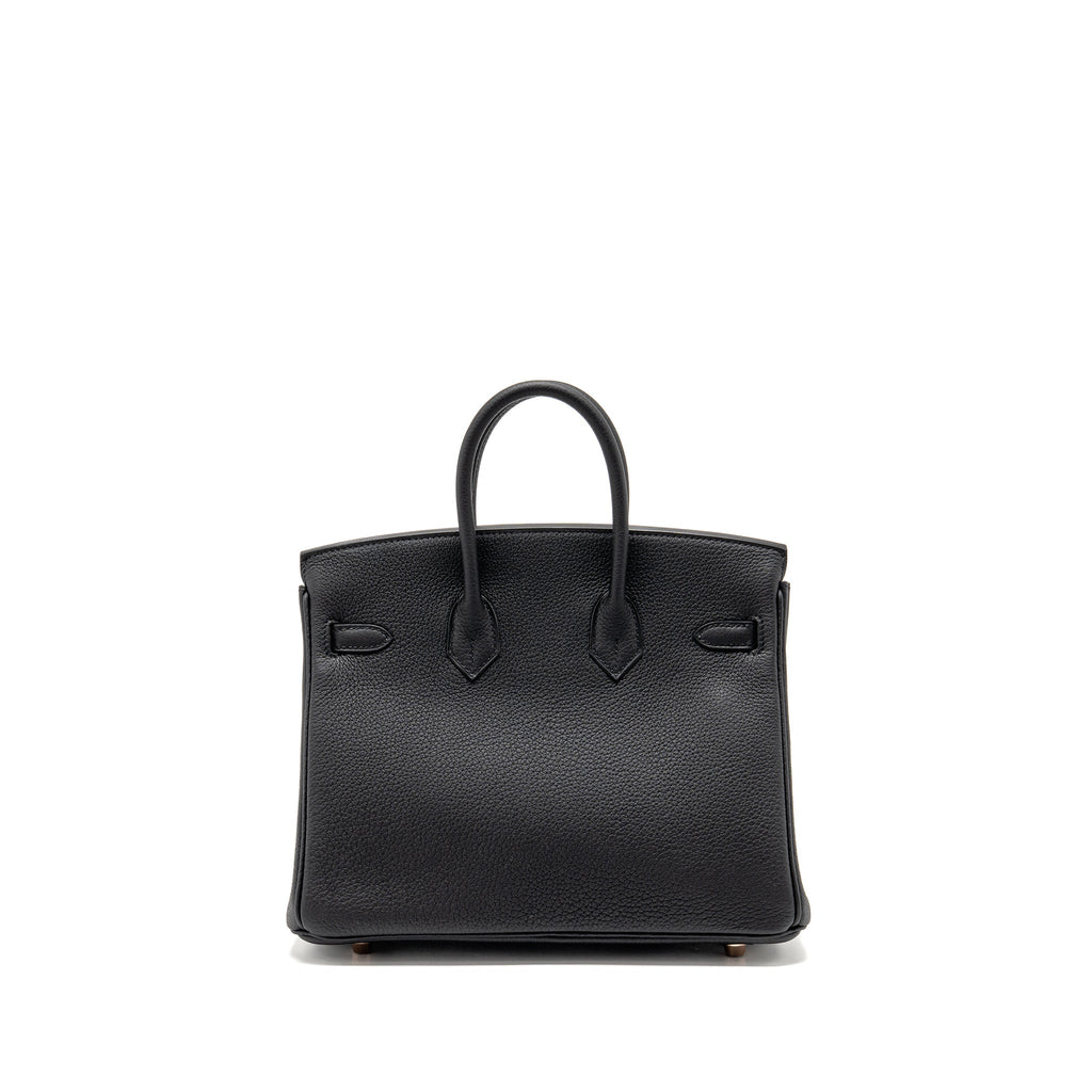 Hermes Birkin 25 Togo Black RGHW