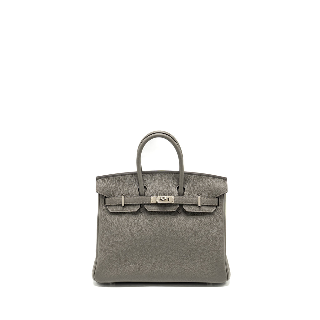 Hermes Birkin 25 togo gris Meyer SHW