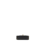 Hermes touch Mini Kelly II madame / alligator mississippiensis black GHW