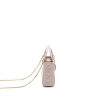 DIOR MINI LADY DIOR BAG LAMBSKIN LIGHT PINK LGHW