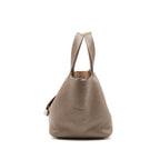 Hermes Picotin 22 Lock Bag Clemence Etoupe SHW
