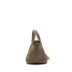 HERMES Picotin 18 Lock Bag Clemence Etoupe GHW