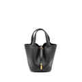 Hermes Picotin 18 Lock Bag Clemence Black GHW