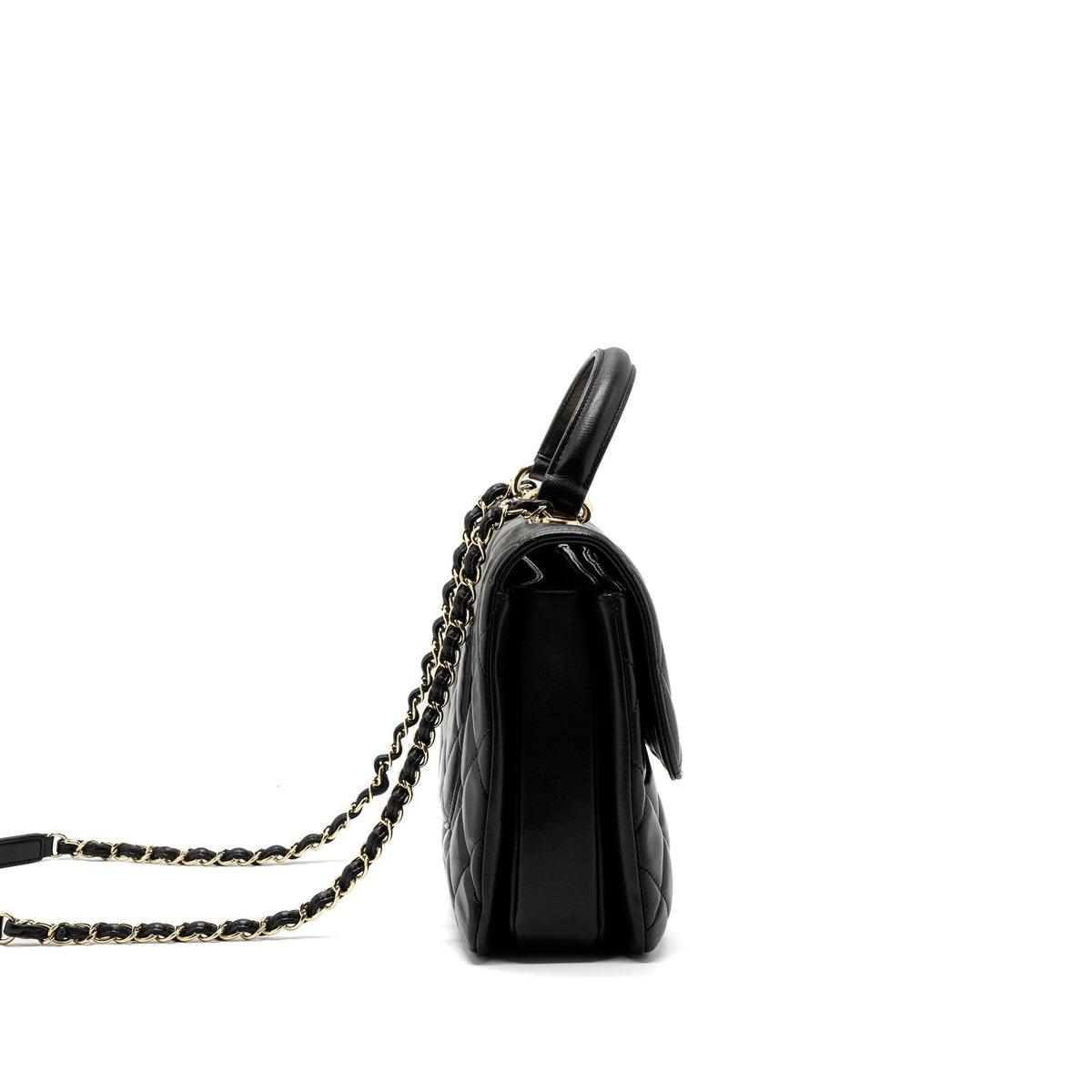 CHANEL MEDIUM TRENDY CC LAMBSKIN BLACK GHW