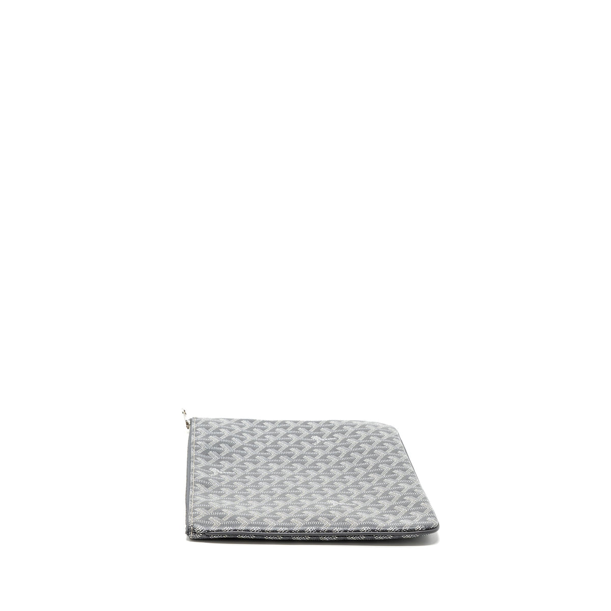 GOYARD SENAT MM POUCH GOYARDLINE CANVAS GREY SHW