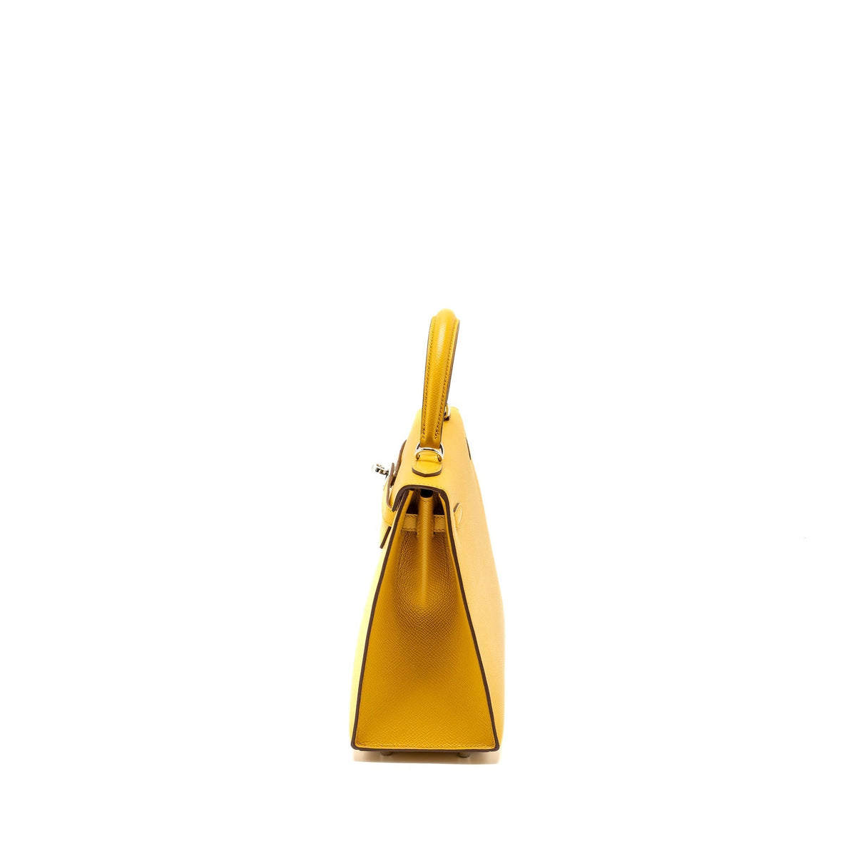 HERMES KELLY 25 EPSOM 9D JAUNE AMBER SHW