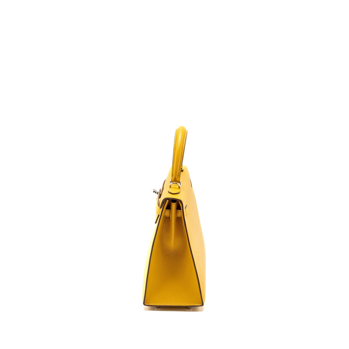 Hermes Kelly 25 Epsom 9D Jaune Amber SHW