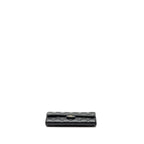CHANEL CLASSIC LONG FLAP WALLET LAMBSKIN BLACK GHW (MICROCHIP)
