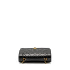 CHANEL VINTAGE DIANA FLAP BAG LAMBSKIN BLACK GHW