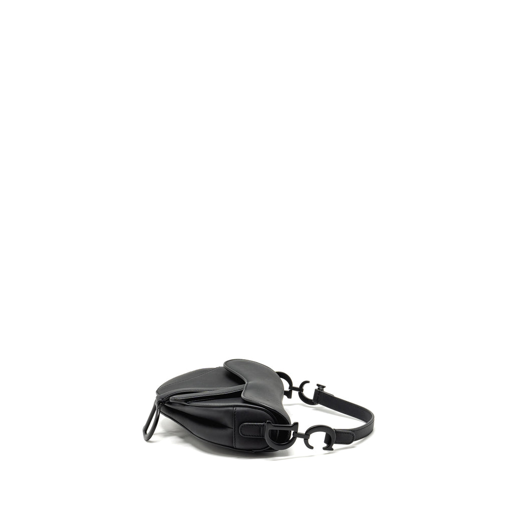 DIOR MINI SADDLE BAG CALFSKIN SO BLACK